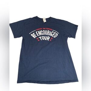 Chance The Rapper 2017 Be Encouraged Tour Concert T Shirt Men’s Size Medium Blue